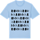 Blue Soul t-shirt med Romma ordlek t-shirt