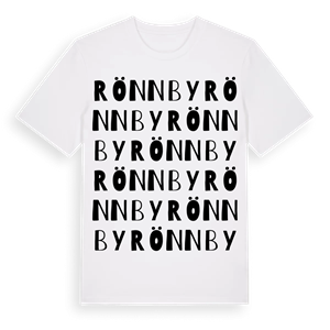 Rönnby ordlek t-shirt – ekologisk bomull t-shirt från Pinshirt