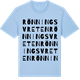 Blue Soul t-shirt med Rönningsvreten ordlek t-shirt