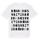 Rönningsvreten ordlek t-shirt