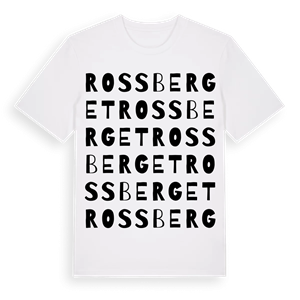 Rossberget ordlek t-shirt – ekologisk bomull t-shirt från Pinshirt