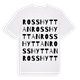 Rosshyttan ordlek t-shirt