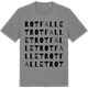 Mid Heather Gray t-shirt med Rotfallet ordlek t-shirt