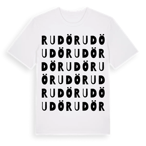 Rudö ordlek t-shirt – ekologisk bomull t-shirt från Pinshirt