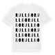 Rullbo ordlek t-shirt