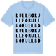 Blue Soul t-shirt med Rullbo ordlek t-shirt
