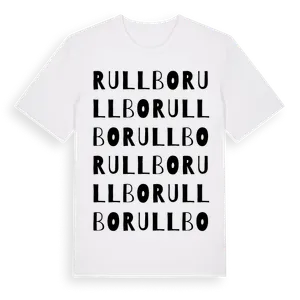 Rullbo ordlek t-shirt – ekologisk bomull t-shirt från Pinshirt