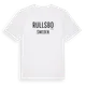 White t-shirt med Rullsbo i Sverige t-shirt