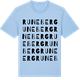 Blue Soul t-shirt med Runeberg ordlek t-shirt
