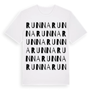 Runna ordlek t-shirt – ekologisk bomull t-shirt från Pinshirt