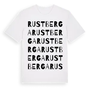 Rustberga ordlek t-shirt – ekologisk bomull t-shirt från Pinshirt