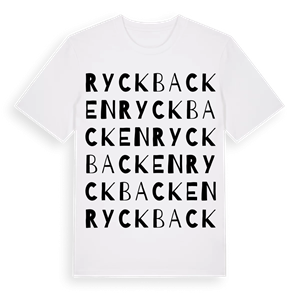Ryckbacken ordlek t-shirt – ekologisk bomull t-shirt från Pinshirt
