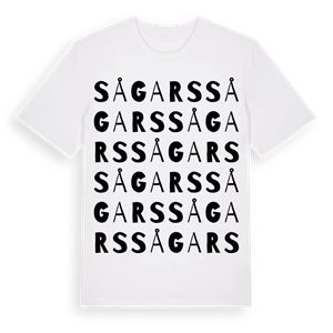 Sågars ordlek t-shirt – ekologisk bomull t-shirt från Pinshirt