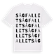 Sågfallet ordlek t-shirt