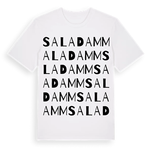 Saladamm ordlek t-shirt – ekologisk bomull t-shirt från Pinshirt