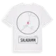 White t-shirt med Saladamm t-shirt