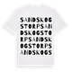 Sandskogstorp ordlek t-shirt