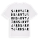 White t-shirt med Sarvtjärn ordlek t-shirt