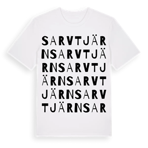 Sarvtjärn ordlek t-shirt – ekologisk bomull t-shirt från Pinshirt