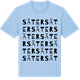 Blue Soul t-shirt med Säter ordlek t-shirt
