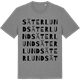 Mid Heather Gray t-shirt med Säterlund ordlek t-shirt