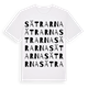 White t-shirt med Sätrarna ordlek t-shirt