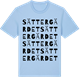 Blue Soul t-shirt med Sättergärdet ordlek t-shirt