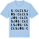 Blue Soul t-shirt med Sickelsjö ordlek t-shirt