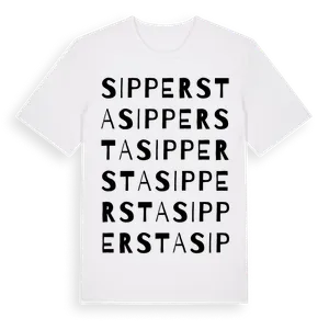 Sippersta ordlek t-shirt – ekologisk bomull t-shirt från Pinshirt