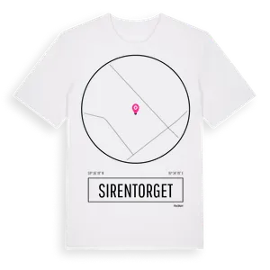 Sirentorget t-shirt – ekologisk bomull t-shirt från Pinshirt