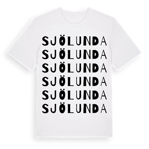 Sjölunda ordlek t-shirt – ekologisk bomull t-shirt från Pinshirt