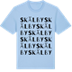 Blue Soul t-shirt med Skälby ordlek t-shirt