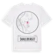 White t-shirt med Skallberget t-shirt