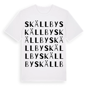 Skällby ordlek t-shirt – ekologisk bomull t-shirt från Pinshirt