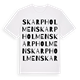 Skarpholmen ordlek t-shirt