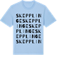 Blue Soul t-shirt med Skepplinge ordlek t-shirt