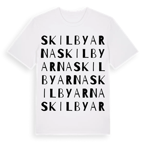 Skilbyarna ordlek t-shirt – ekologisk bomull t-shirt från Pinshirt