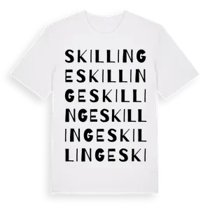 Skillinge ordlek t-shirt – ekologisk bomull t-shirt från Pinshirt