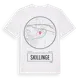 White t-shirt med Skillinge t-shirt
