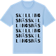 Blue Soul t-shirt med Skillingsnäs ordlek t-shirt
