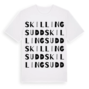 Skillingsudd ordlek t-shirt – ekologisk bomull t-shirt från Pinshirt
