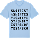 Blue Soul t-shirt med Skoftesta ordlek t-shirt