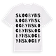 Skogbyn ordlek t-shirt