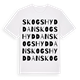 Skogshyddan ordlek t-shirt