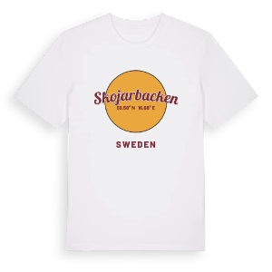 Skojarbacken cirkel t-shirt – ekologisk bomull t-shirt från Pinshirt