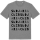 Mid Heather Gray t-shirt med Skojarbacken ordlek t-shirt