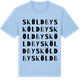 Blue Soul t-shirt med Sköldby ordlek t-shirt