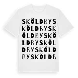 Sköldby ordlek t-shirt – ekologisk bomull t-shirt från Pinshirt