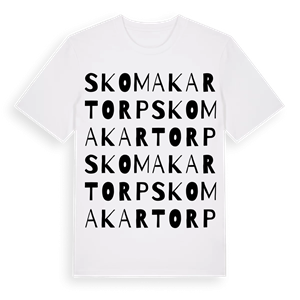 Skomakartorp ordlek t-shirt – ekologisk bomull t-shirt från Pinshirt