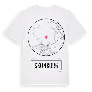 Skönborg t-shirt – ekologisk bomull t-shirt från Pinshirt